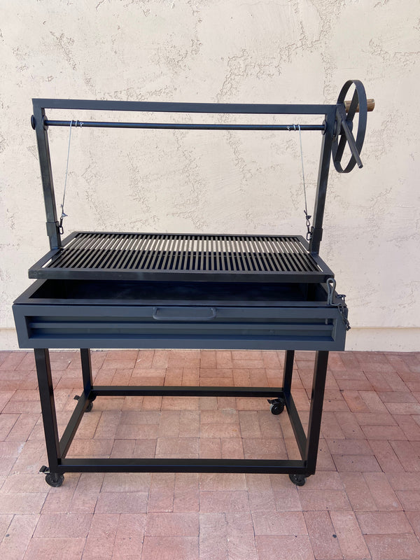 Santa Maria Grill w/ Square Grill Grate 44 x 24 – Craft Grills