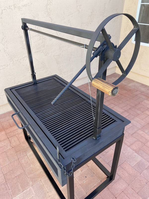 Santa Maria Grill w/ Square Grill Grate 44 x 24 – Craft Grills